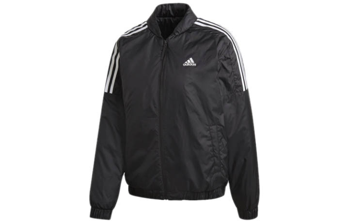 Adidas Adidas Puffer Jackets Women's Black Baseball Collar Moderate Other