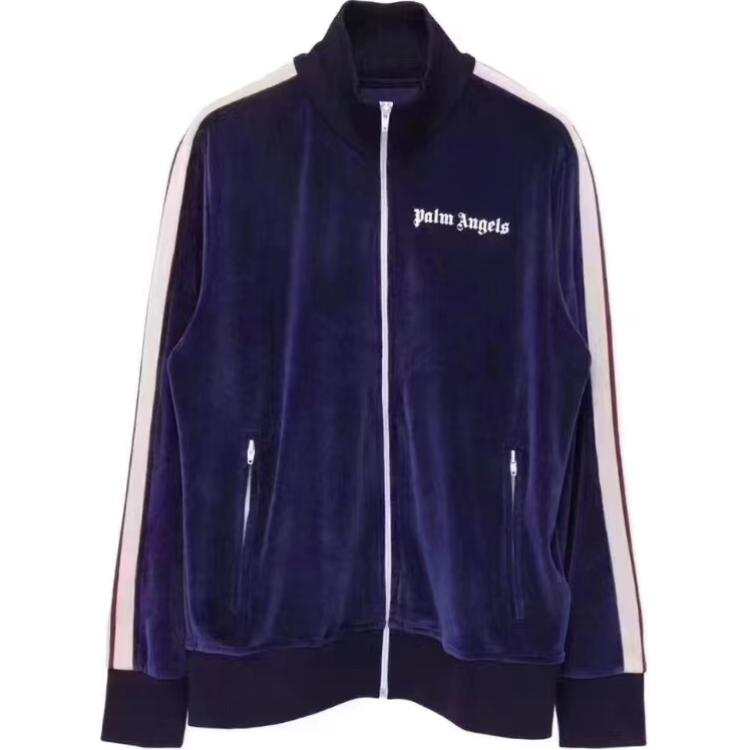 PALM ANGELS Jacket Unisex Marine Blue