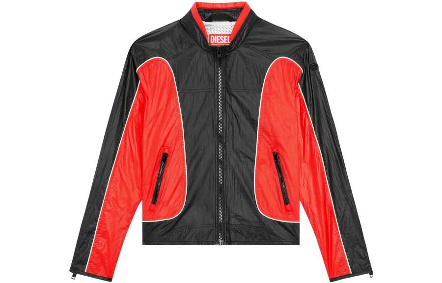 DIESEL DIESEL J Blinkid A Colour block Bomber Jacket