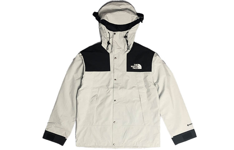 THE NORTH FACE 1990 Collection Waterproof And Windproof Windbreaker Jacket Unisex Light Gray