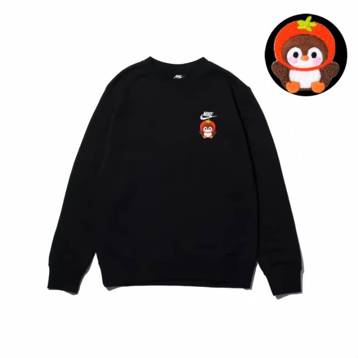 Nike Nike Sweatshirts Unisex Black Crew Neck Moderate Regular
