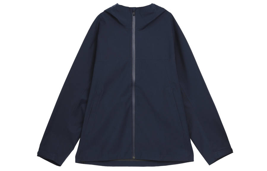 UNIQLO Jackets Men's Navy Blue Hooded Moderate Other