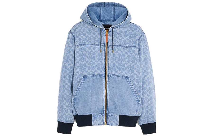 COACH COACH SS23 Denim Jacket Men's Blue