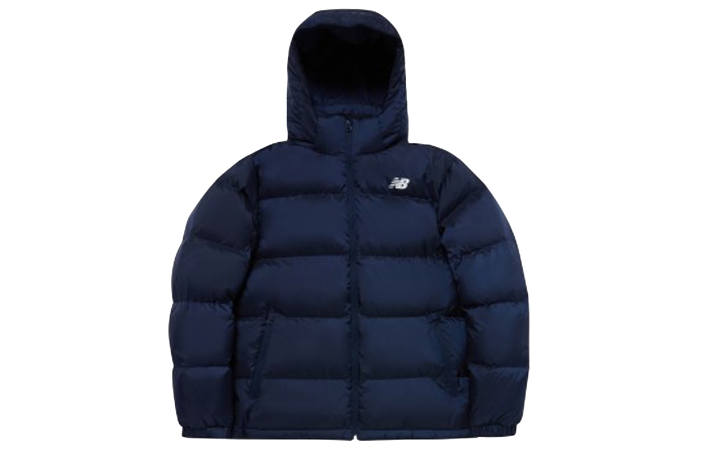 New Balance New Balance Down Jackets Men's Blue Hooded Moderate Down Jacket