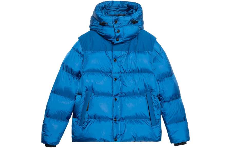 Burberry Detachable Sleeve Hooded Puffer Jacket