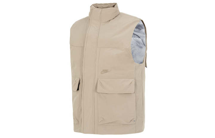 Nike Nike Vests Men's Khaki Stand Collar Moderate Workwear