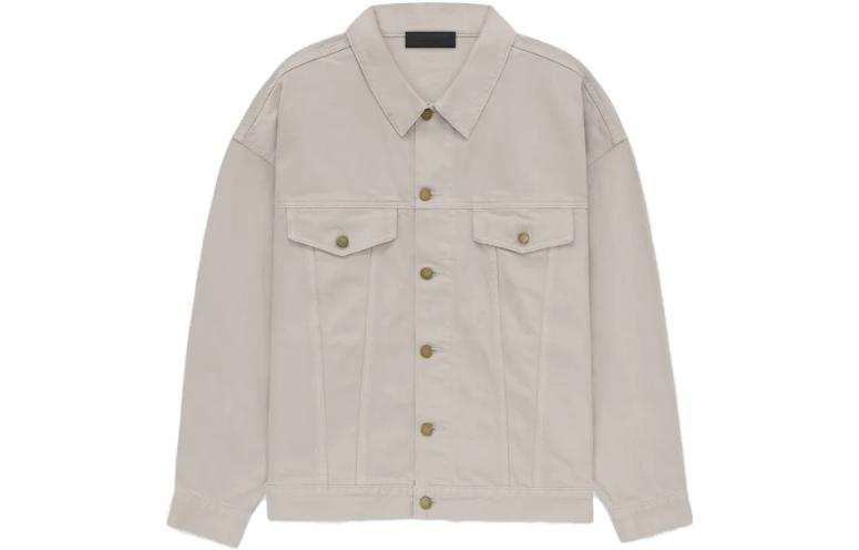 Fear Of God Essentials FW23 Denim Jacket Denim Jacket Men's Smoke Cloud Gray/Silver Cloud