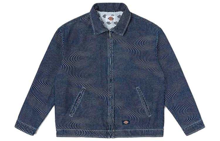 Dickies Dickies Jackets Unisex Wave Stripes Lapel Moderate Other