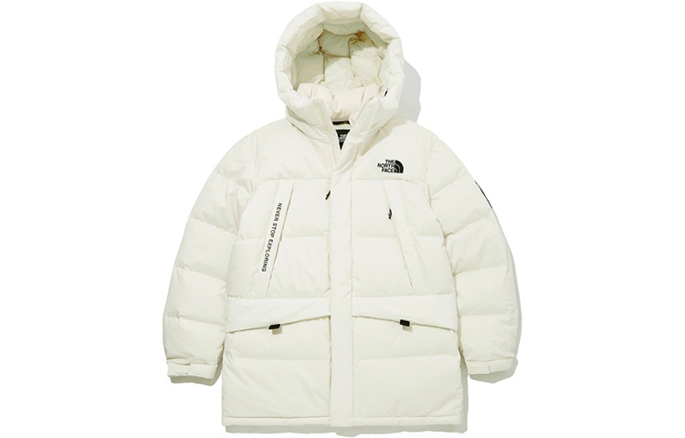 THE NORTH FACE Down Jackets Unisex White Hooded Moderate