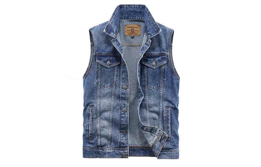 JEEP SPIRIT Vests Men's Lapel Moderate Other