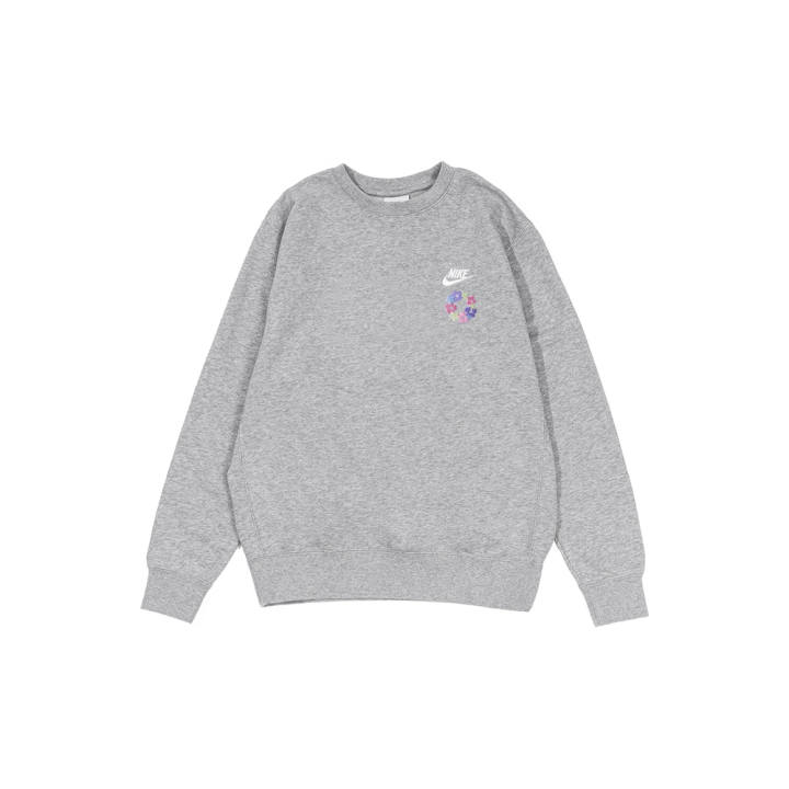 Nike Nike Sweatshirts Men's Gray Crew Neck Moderate Regular