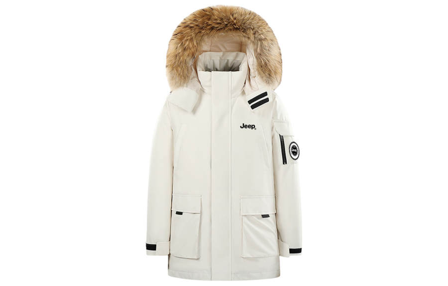 Jeep Jeep Down Jackets Unisex Detachable Hood Moderate Down Jacket