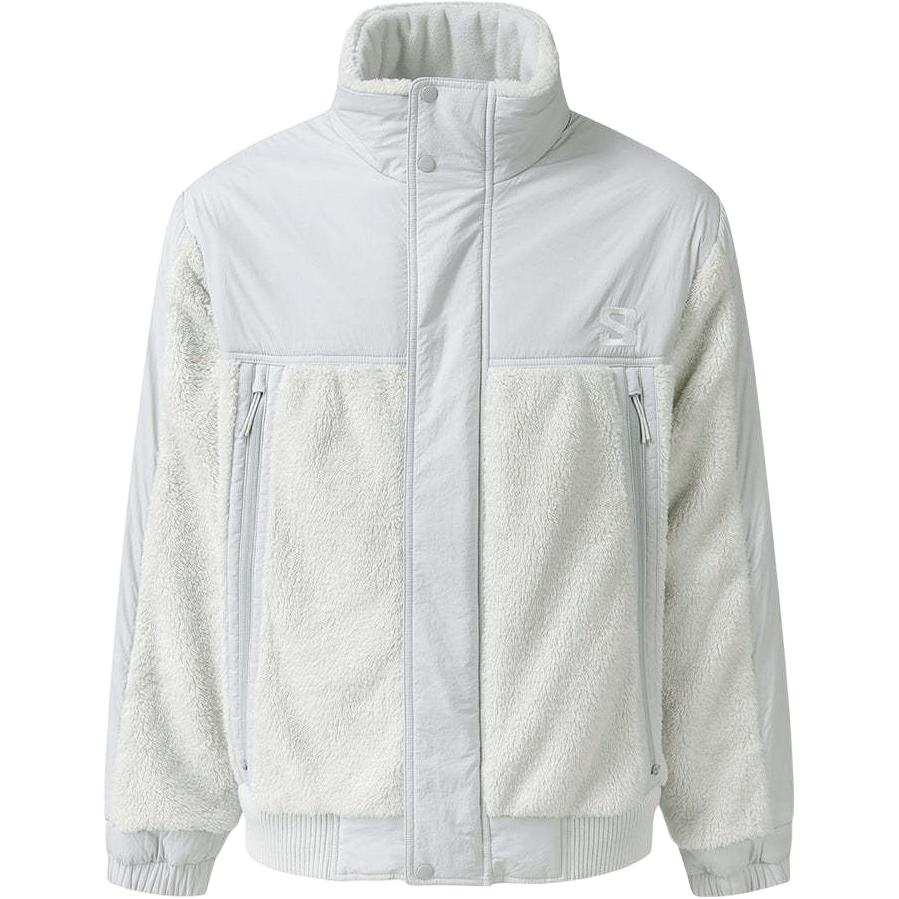SALOMON Jackets & Coats Unisex Light Gray