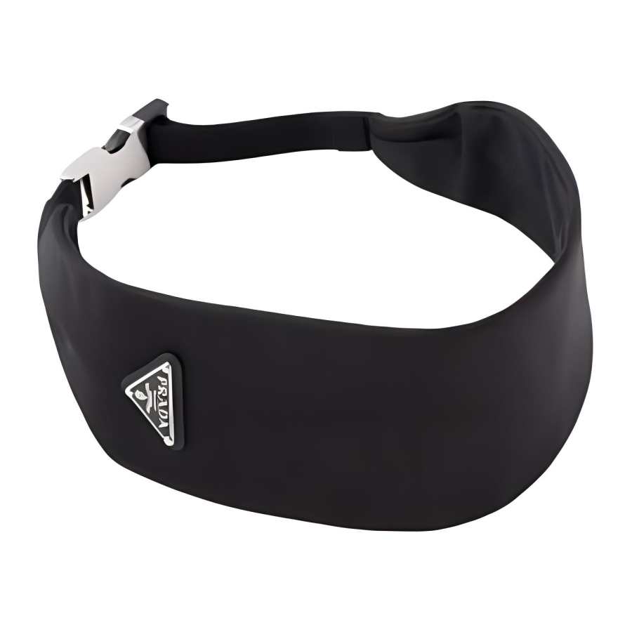 PRADA PRADA Nylon Hair Bands Women's Black