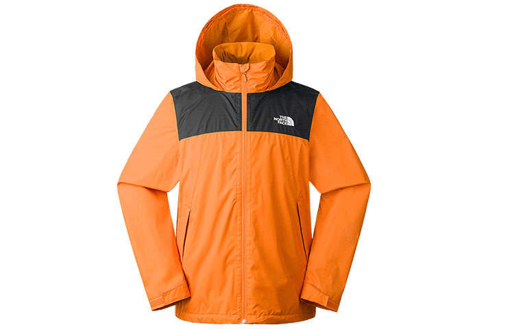 THE NORTH FACE Waterproof And Breathable Windbreaker Jacket Men's Orange