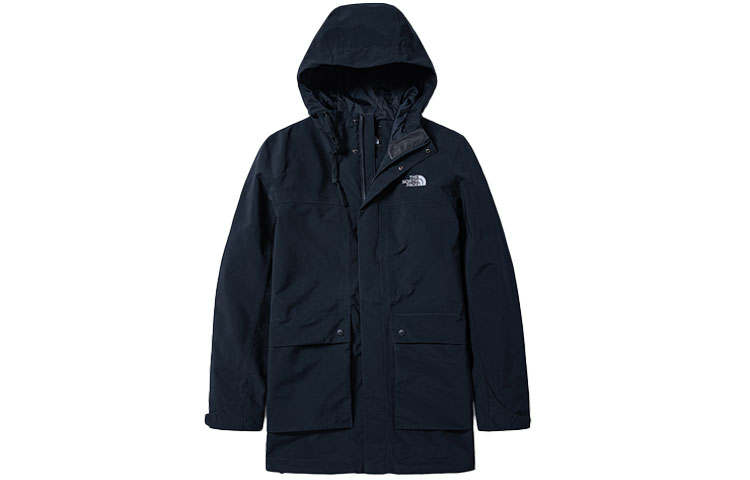 THE NORTH FACE Waterproof, Windproof, And Breathable Windbreaker Jacket Men's Blue