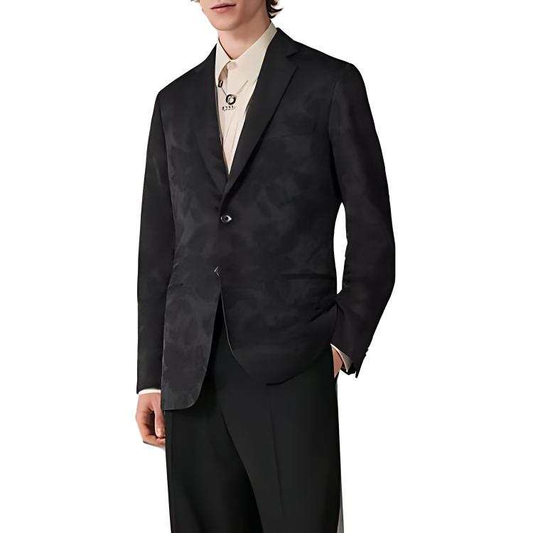 HERMES HERMES SS23 Business Suit Coat Men's Black