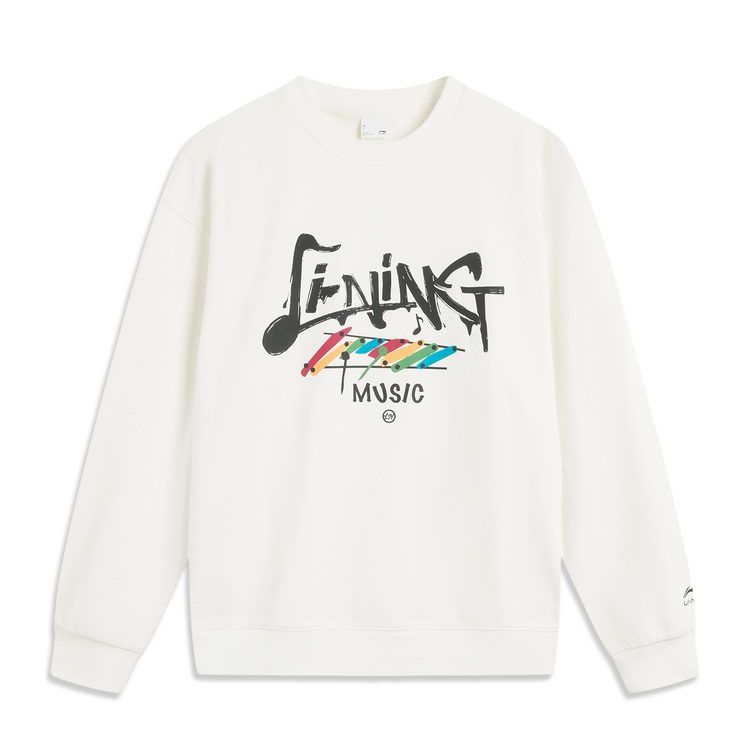Li-Ning Li Ning Sports Life Collection Sweatshirt Unisex Ivory