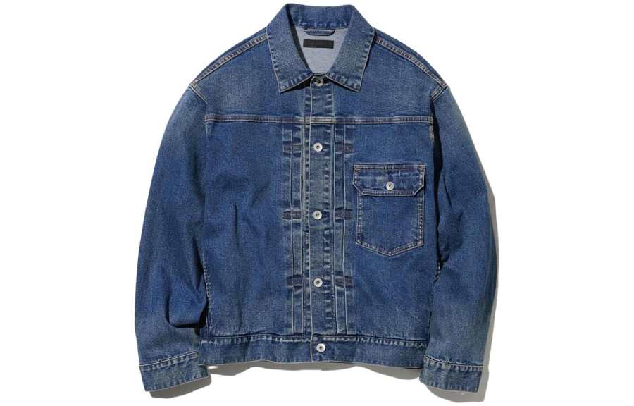 UNIQLO Denim Jacket Men's Lake Blue