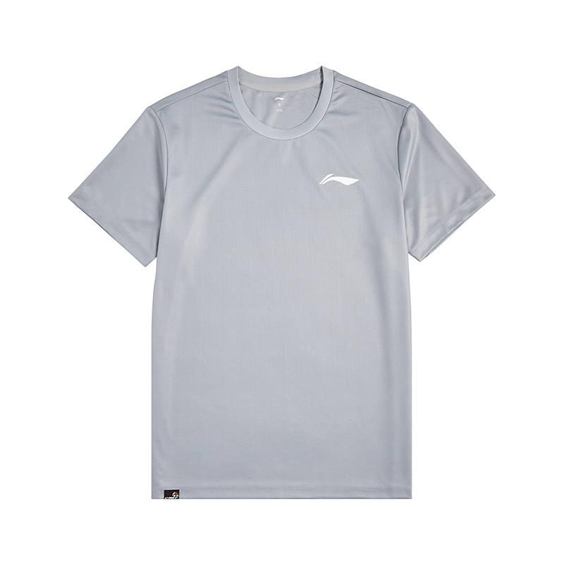 Li-Ning Li Ning T Shirt Unisex Stone Gray