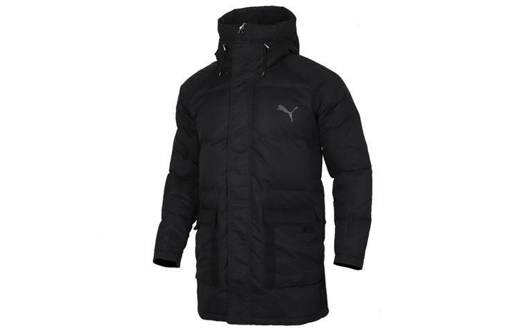 PUMA We Are Legends WRK.WR Down Jackets Men's Black Hooded Moderate