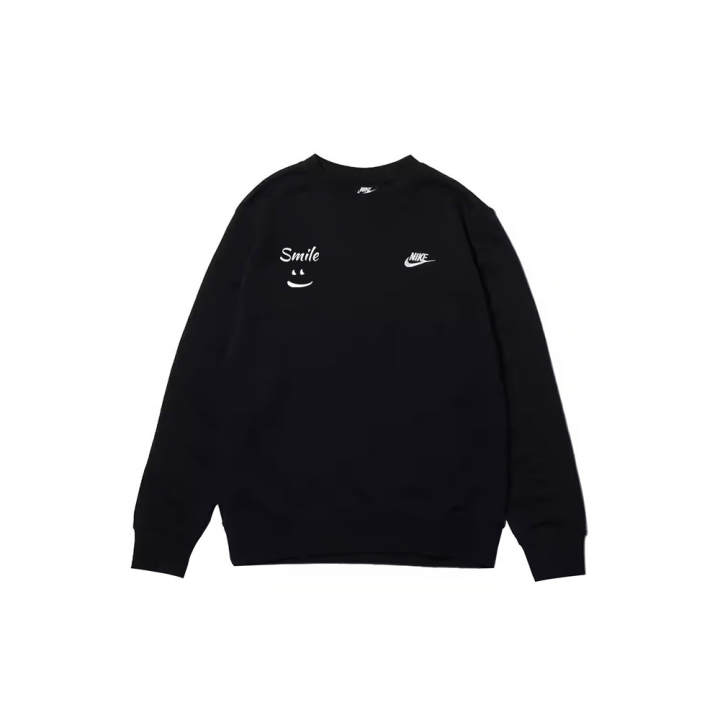 Nike Nike Sweatshirts Men's Black Crew Neck Moderate Regular