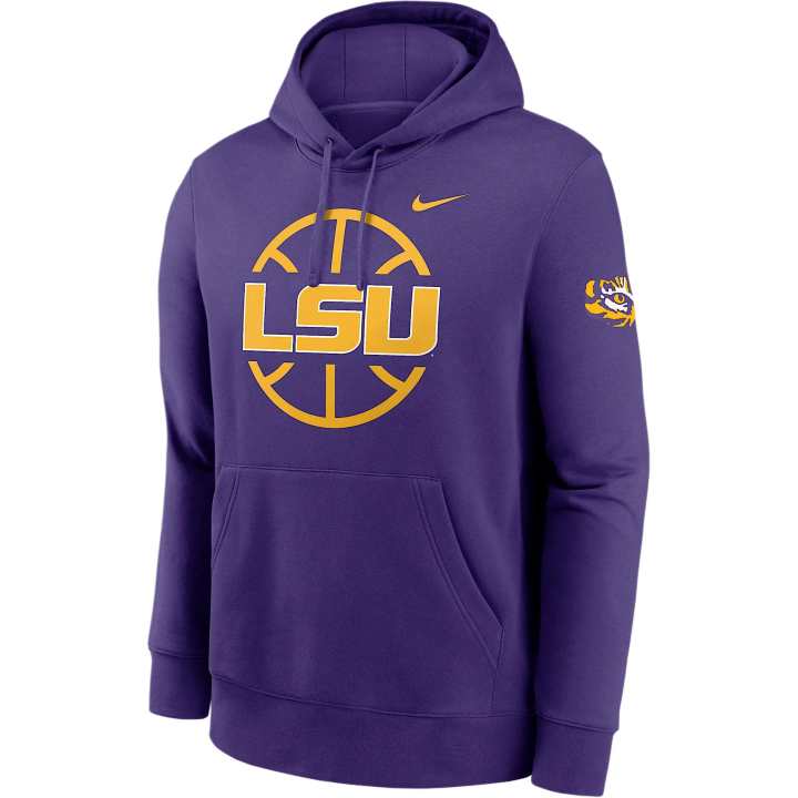 Nike Nike Lsu Tigers Club Basketball Icon College Pullover Hoodie