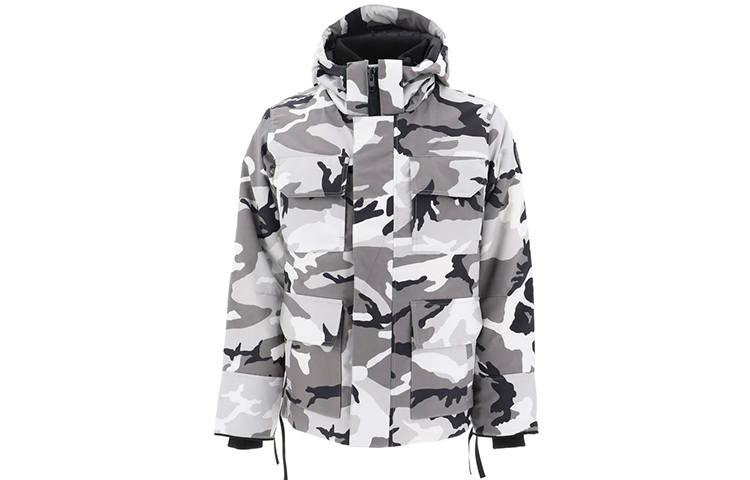 Canada Goose Maitland Down Jacket Winter Men's Gray Camouflage