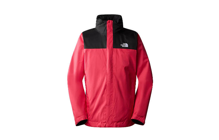 THE NORTH FACE Jackets Men's Red Black Stand Collar Moderate Other