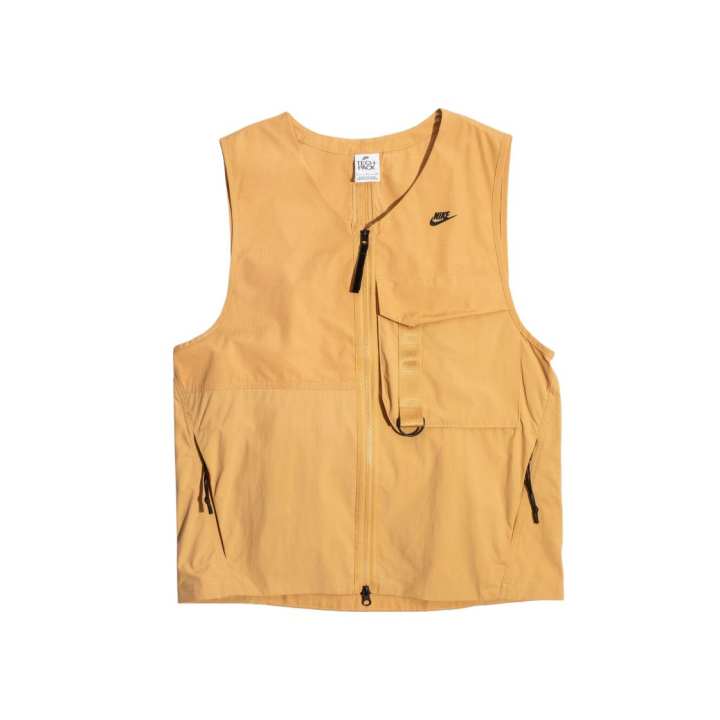 Nike Nike SPORTSWEAR TECH PACK Vests Men's Linen Thread Yellow Collarless Moderate Workwear