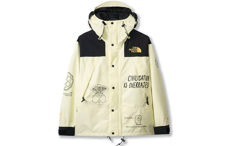 THE NORTH FACE X Brain Dead Civilisation Is Overrated Parka