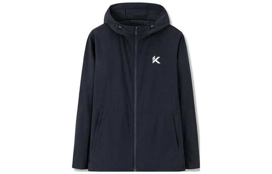 ANTA Basketball Collection Jackets Men's Black Hooded Moderate Instructor