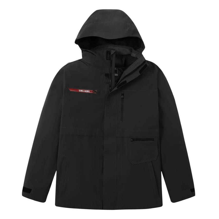 CAMEL CAMEL Windbreaker Jackets Men's Hooded Thickened