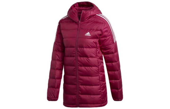 Adidas Adidas Down Jackets Women's Red Hooded Moderate Other