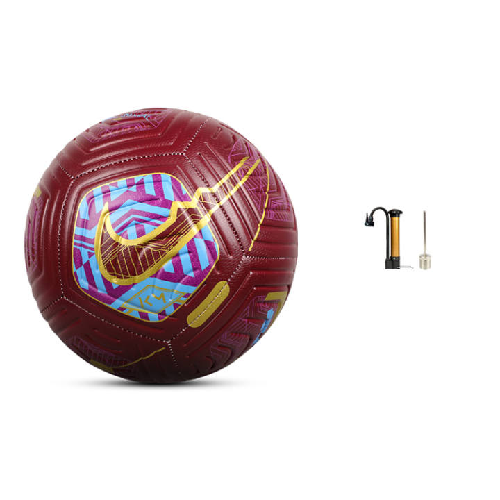 Nike Nike Size 5 Ball Soccer Ball Pu Machine Stitched Soccer Ball Unisex Red Yellow