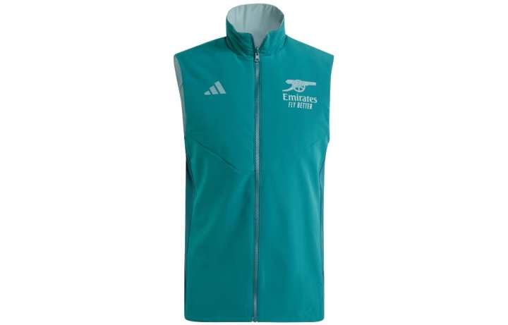 Adidas Adidas Arsenal Vests Men's Turquoise Stand Collar Moderate Other