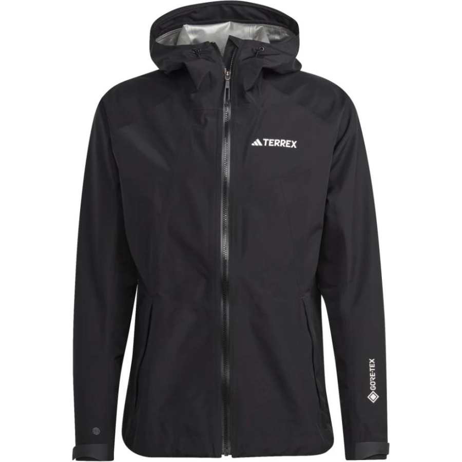 Adidas Adidas Terre Waterproof And Windproof Windbreaker Jacket Men's Black