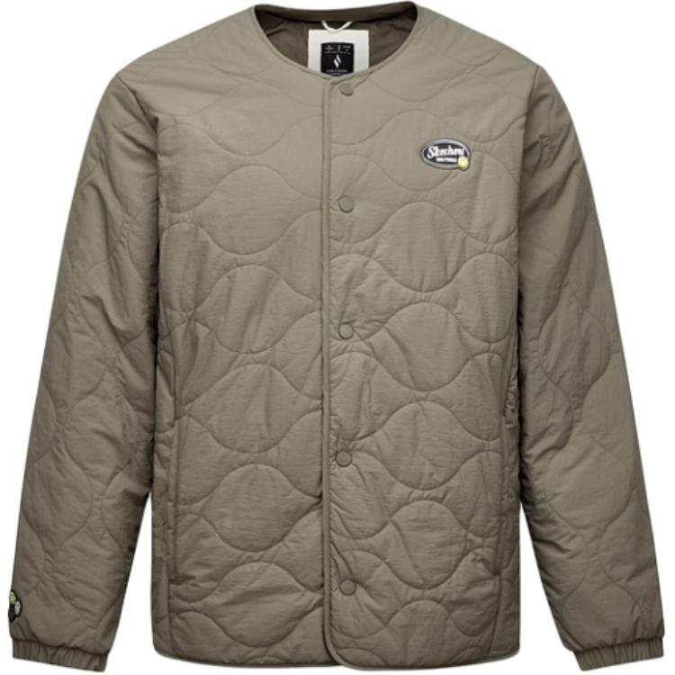 Skechers LADIES WOVEN COTTON Jackets & Coats Unisex Mushroom Brown