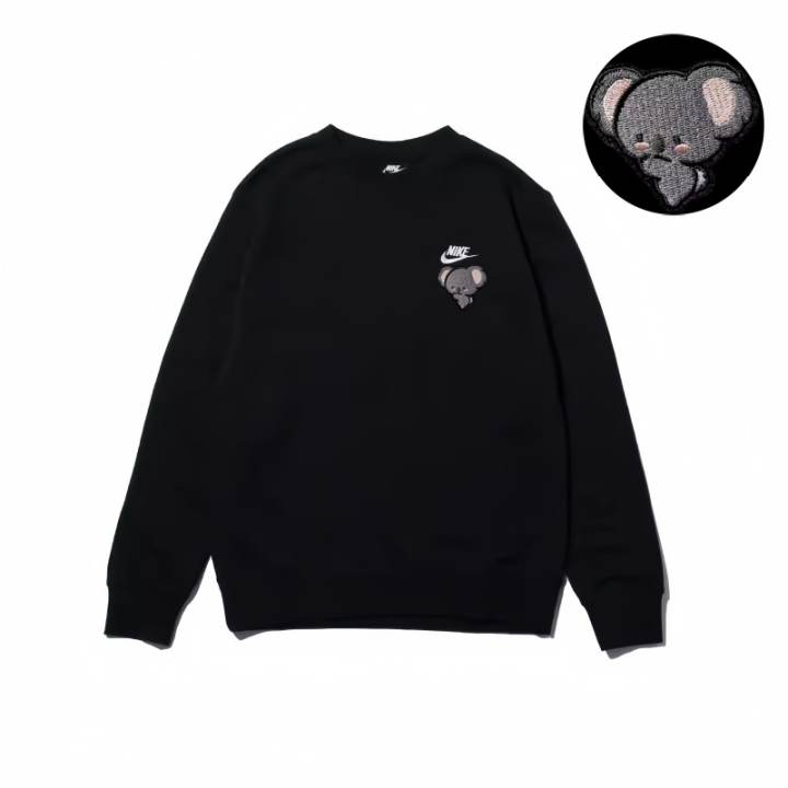 Nike Nike Sweatshirts Unisex Black Crew Neck Moderate Regular
