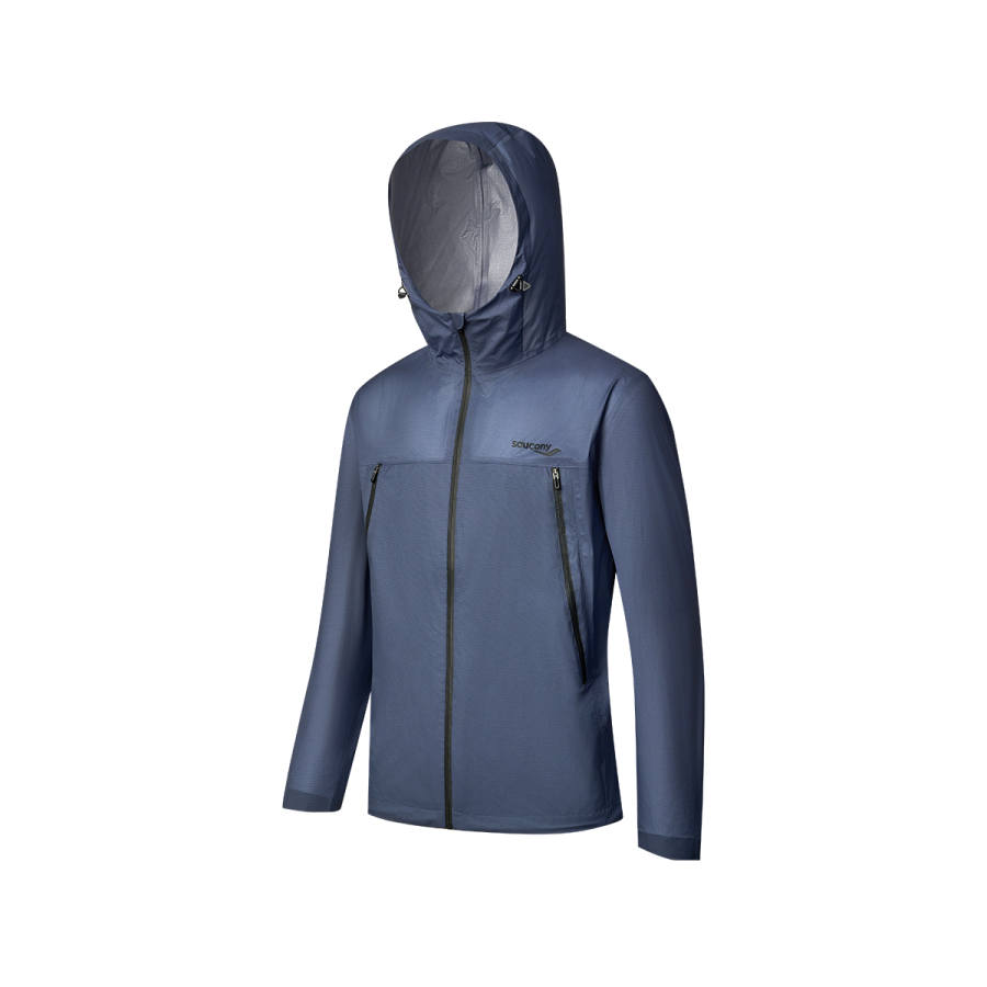 Saucony Jackets & Coats Unisex Dusty Gray Blue