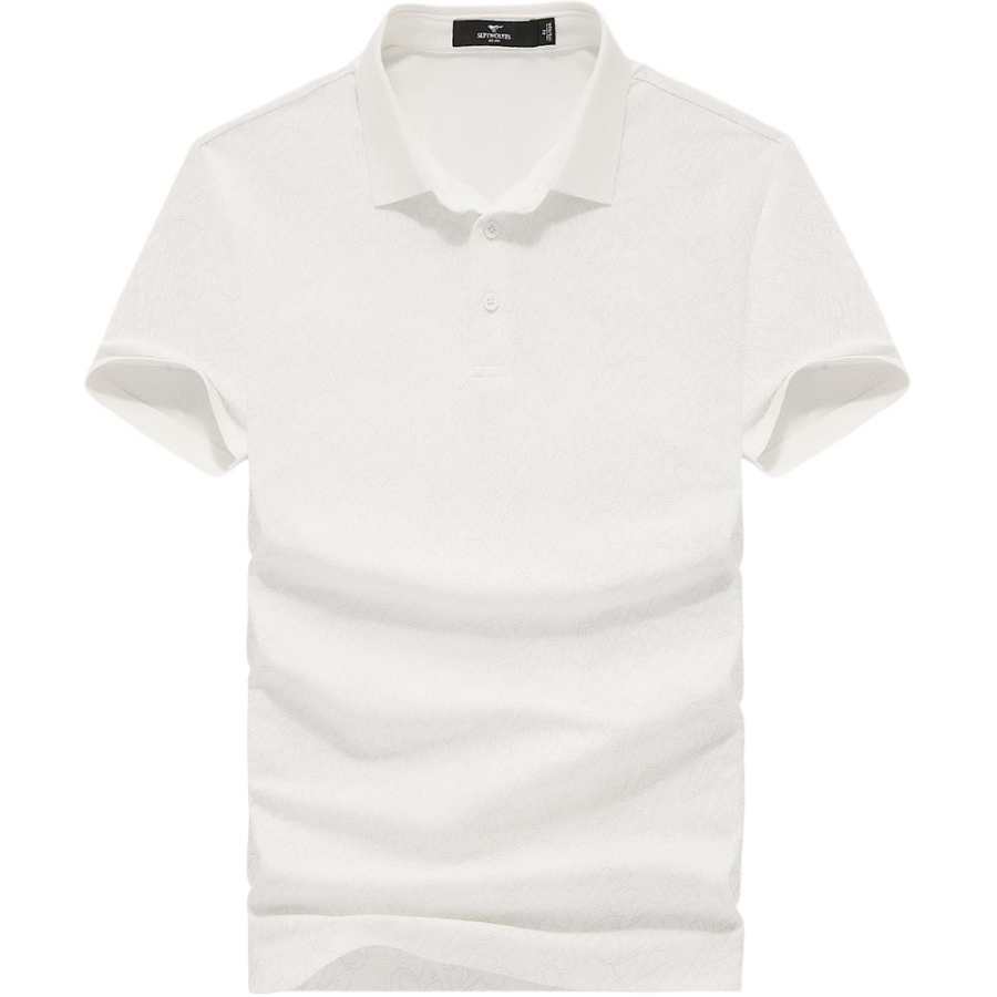 SEPTWOLVES SEPTWOLVES Polo Shirt Men's Raw White