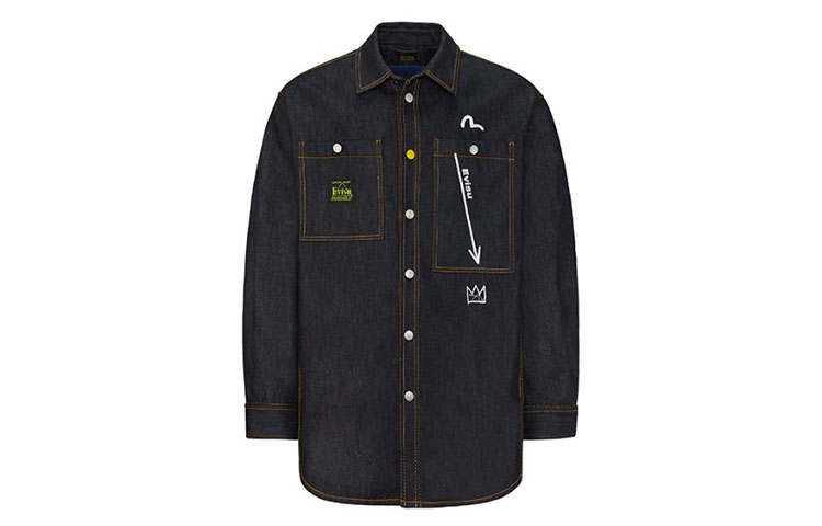 EVISU EVISU x Jean Michel Basquiat Denim Jacket Men's