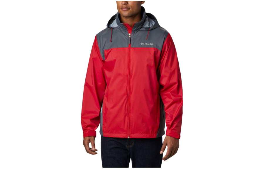 Columbia Jackets Men's Red Hooded Moderate Other