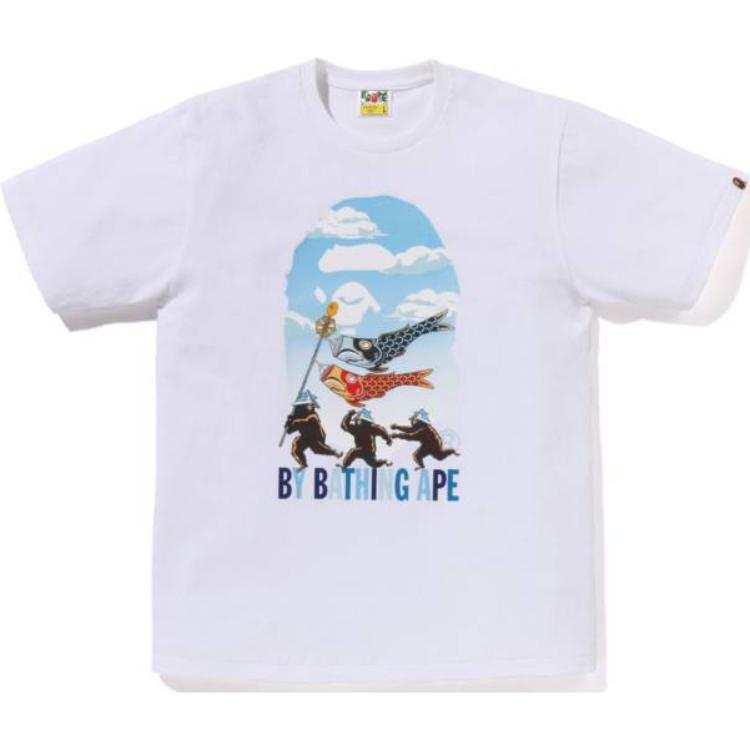 A BATHING APE Bape Carp Streamer By Bathing Ape Tee