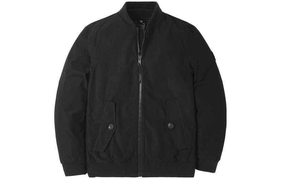 Timberland Jackets Men's Black Baseball Collar Moderate Pilot