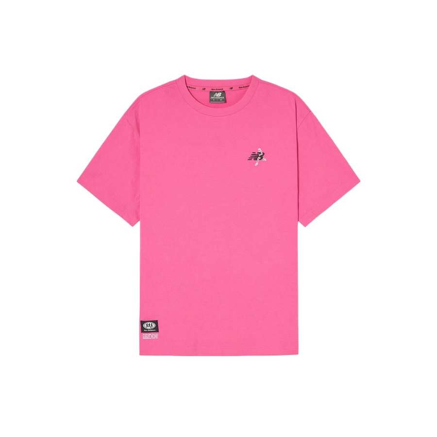 New Balance New Balance UNI Beach Run T Shirt Unisex 27 Dark Pink