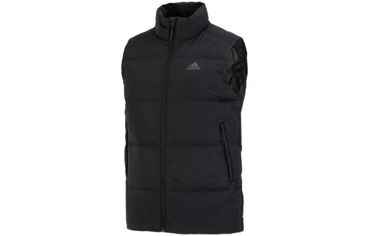 Adidas adidas Logo Print Down Vest Black