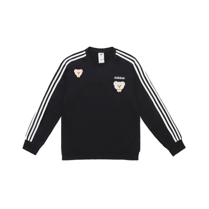 Adidas Adidas Sweatshirts Unisex Black Crew Neck Moderate Regular