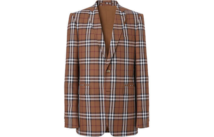 Burberry Business Suit Coat Men's Dark Birch Brown