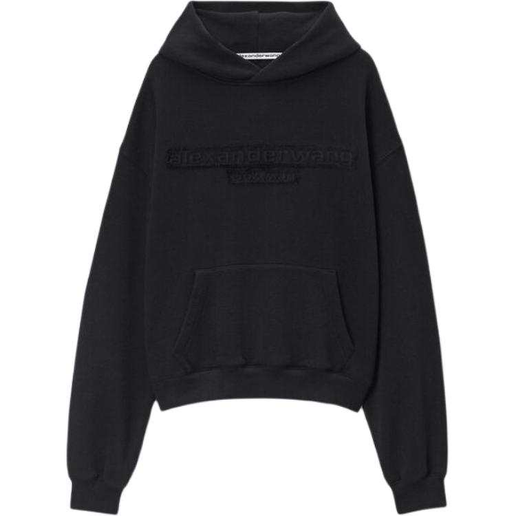 Alexander Wang Alexander Wang Distressed logo Hoodie